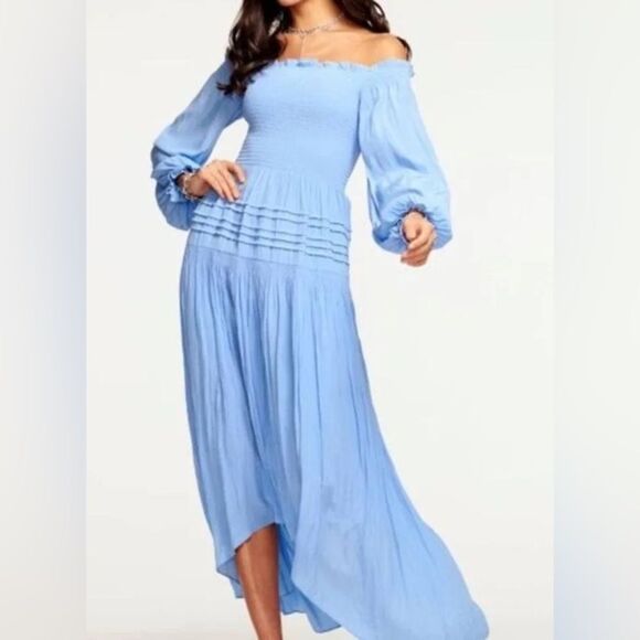 Ramy Brooke Homer Off The Shoulder Dress Small - Picture 1 of 10